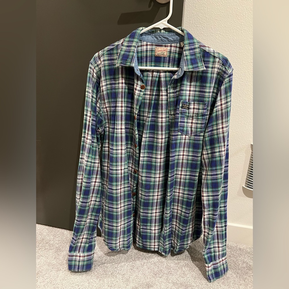 Scotch & Soda plaid shirt - size medium